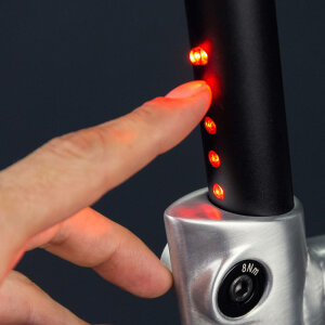 LightSKIN LED Seatpost (black, 25.4 mm)