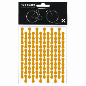 RydeSafe Chain Wrap Kit (gelb) - Reflektierende Aufkleber...