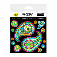 MooxiBike reflective Sticker "Paisley Underground" (13 pcs.)