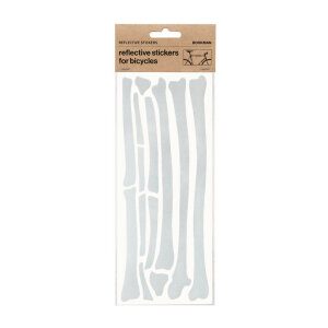 BOOKMAN Reflective Bone Stickers (silver, 13 pcs.)