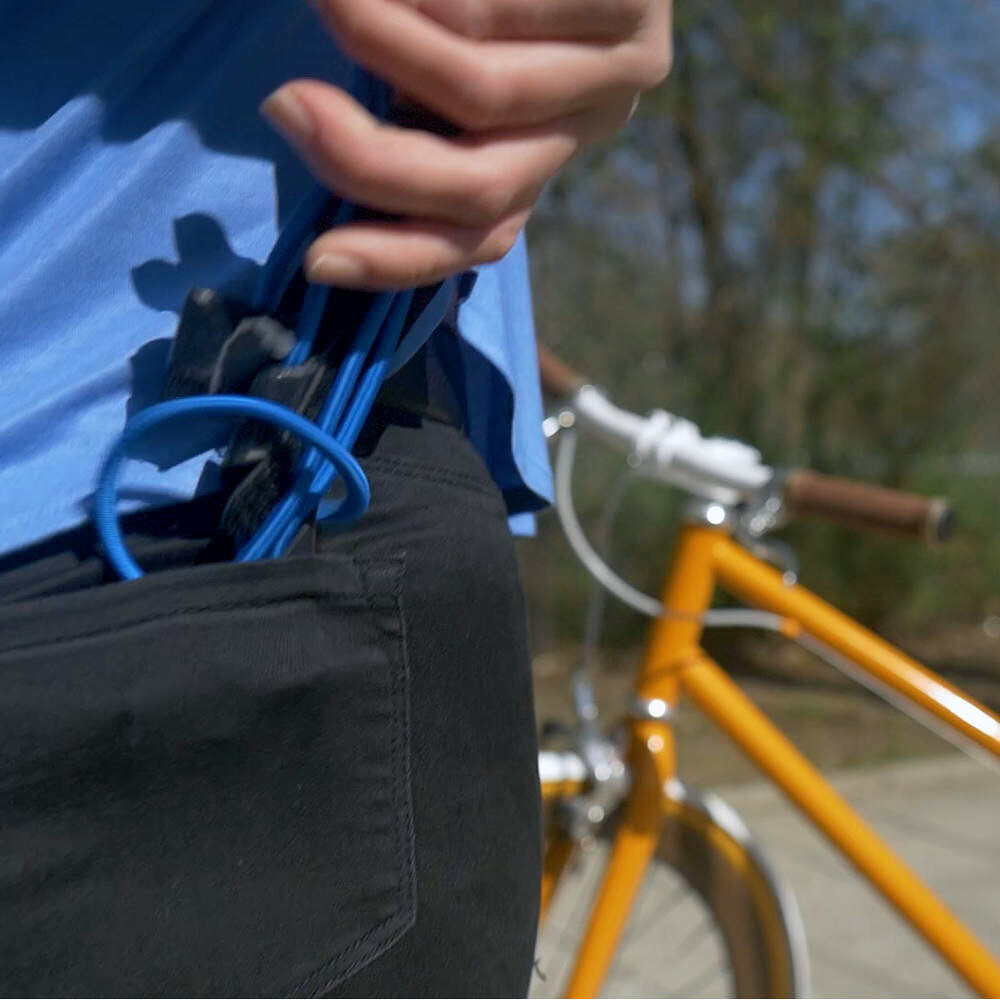 Carryyygum Fahrrad Gepäckträger für den Lenker (grün), 9,99
