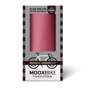 MOOXIBIKE Fahrradfolie Himbeer Pink Metallic Matt