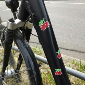 MooxiBike Reflex-Sticker "Cherries" (6 pcs.)