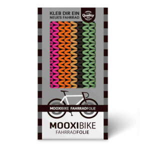 MOOXIBIKE Fahrradfolie Urbanes Strickmuster