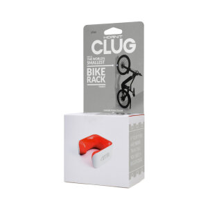 CLUG Plus (XXL) Mountainbike Rack mm (white/orange)