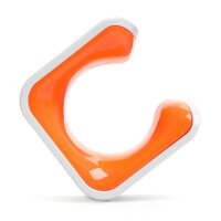 CLUG Plus (XXL) Mountainbike Rack mm (white/orange)