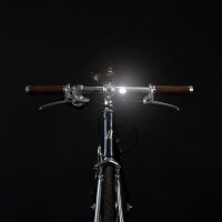 LightSKIN Handlebar and LED Front Light in one