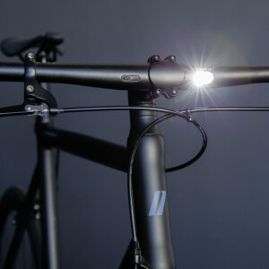 LightSKIN Handlebar and LED Front Light in one (black, 700 mm)