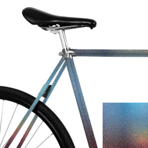 MOOXIBIKE Self-Adhesive Bicycle Film Glossy Galaxy Blue