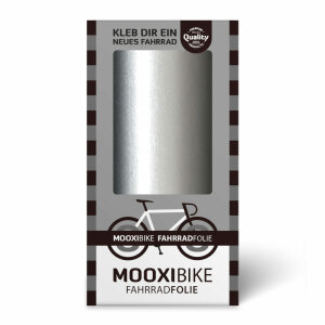 MOOXIBIKE Fahrradfolie Silver Surfer (Silber, Glänzend)