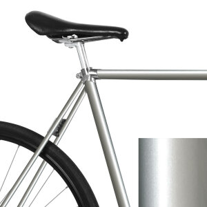 MOOXIBIKE Fahrradfolie Silver Surfer (Silber, Glänzend)