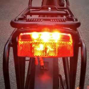 LITECCO G-Ray-E2 - E-Bike Rear Light with Brake Light-Function