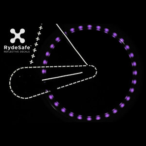 RydeSafe Reflektierende Aufkleber Hexagon SMALL (27 Stk.)