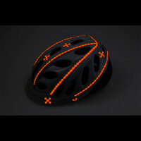 RydeSafe Reflective Stickers Hexagon SMALL (Orange)