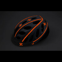 RydeSafe Reflektierende Aufkleber Hexagon LARGE (Orange)