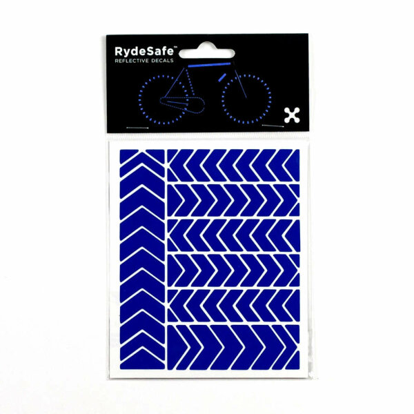 RydeSafe Reflektierende Aufkleber Chevron SMALL (Blau)