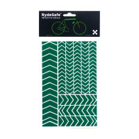 RydeSafe Reflektierende Aufkleber Chevron LARGE (Grün)