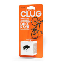 CLUG roadie Fahrradhalterung für Rennrad / Singlespeed (Weiß / Schwarz)