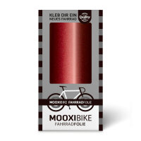 MOOXIBIKE Fahrradfolie Weinrot Metallic Glänzend