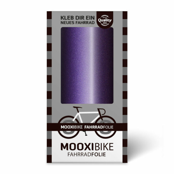 MOOXIBIKE Fahrradfolie Lila / Violett Metallic Gl&auml;nzend