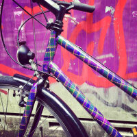 MOOXIBIKE Fahrradfolie Dame Vivienne Plaid