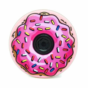 KustomCaps Full Color Headset Cap Strawberry Icing Donut...
