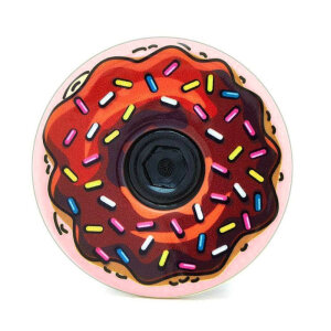 KustomCaps Full Color Headset Cap Chocolate Icing Donut...