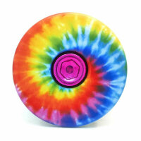 KustomCaps Full Color Headset Cap Rainbow Tie Dye