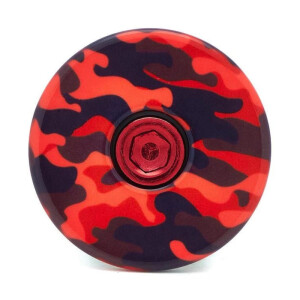 KustomCaps Ahead Steuersatz Kappe Camouflage (Rot)
