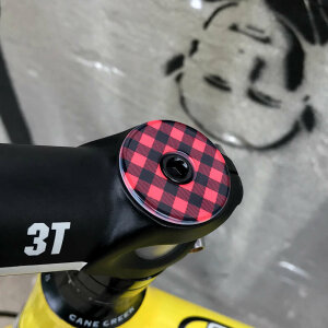 KustomCaps Full Color Headset Cap Buffalo Plaid