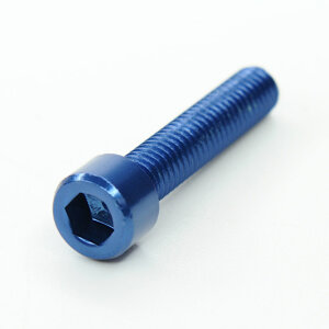 KustomCaps Colored Headset Cap Bolt (Blue)