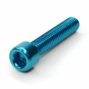 KustomCaps Colored Headset Cap Bolt (Light Blue)