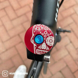 KustomCaps Headset Cap Sugar Skull