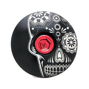 KustomCaps Headset Cap Sugar Skull (Black)