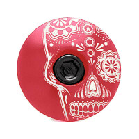 KustomCaps Headset Cap Sugar Skull (Red)