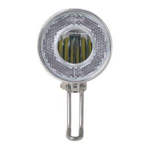 Retro LED Battery Front Light with Chrome Look