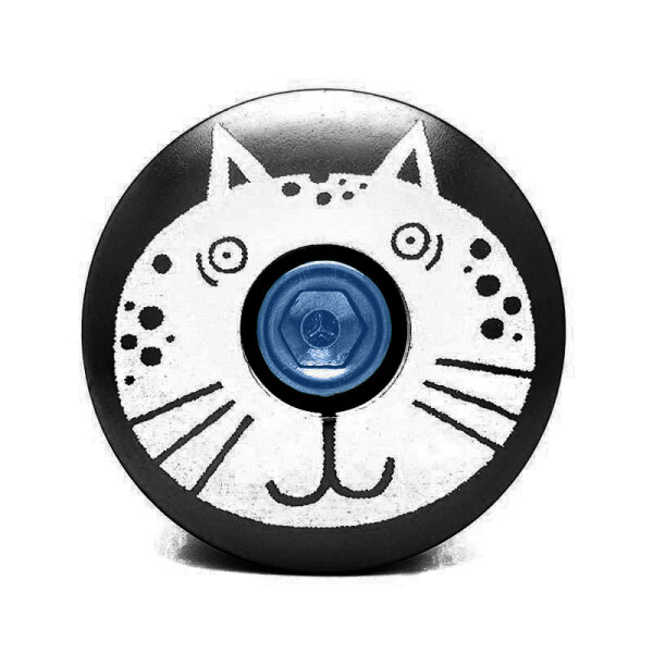 KustomCaps Headset Cap Fancy Cat (Black)