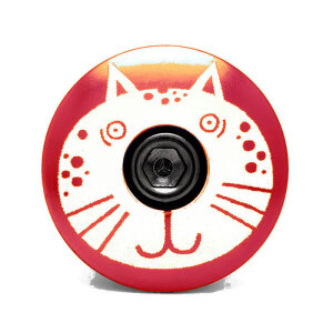 KustomCaps Headset Cap Fancy Cat (Red)