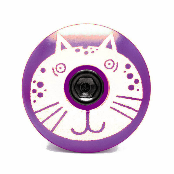 KustomCaps Headset Caps Fancy Cat (Purple)