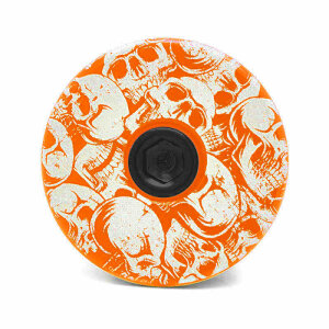 KustomCaps Headset Cap Multi Skulls (Orange)