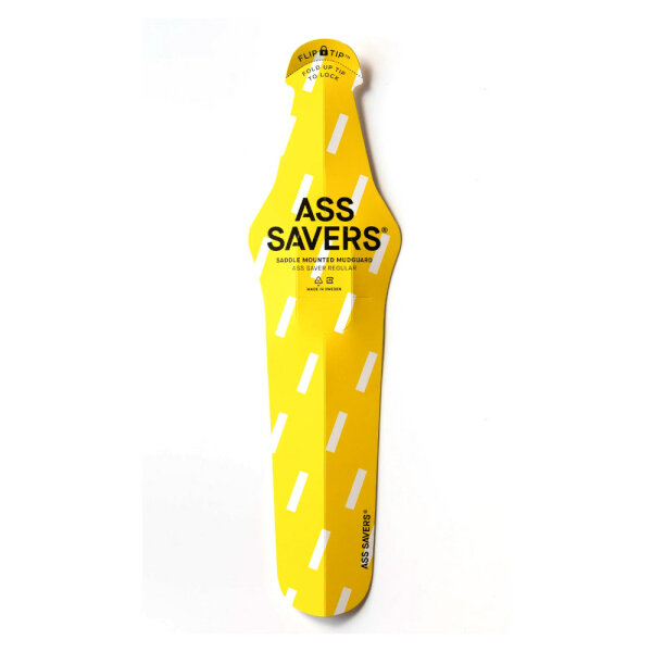 ASS SAVERS Regular Regen Hinterrad-Spritzschutz (Gelb)