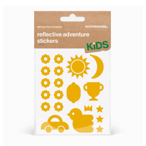 BOOKMAN Reflective Stickers Kids Adventure (Yellow)