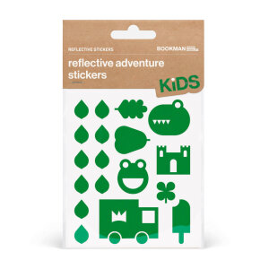 BOOKMAN Reflective Stickers Kids Adventure (Green)