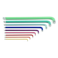 BLB Innensechskantschlüssel-Set in Regenbogen-Farben