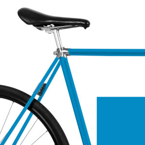 MOOXIBIKE Fahrradfolie Himmel-Blau Glänzend