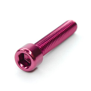 KustomCaps Colored Headset Cap Bolt (Hot Pink)