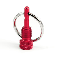 Valve Adapter (SV/AV) with Key Ring (Red)