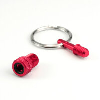 Valve Adapter (SV/AV) with Key Ring (Red)