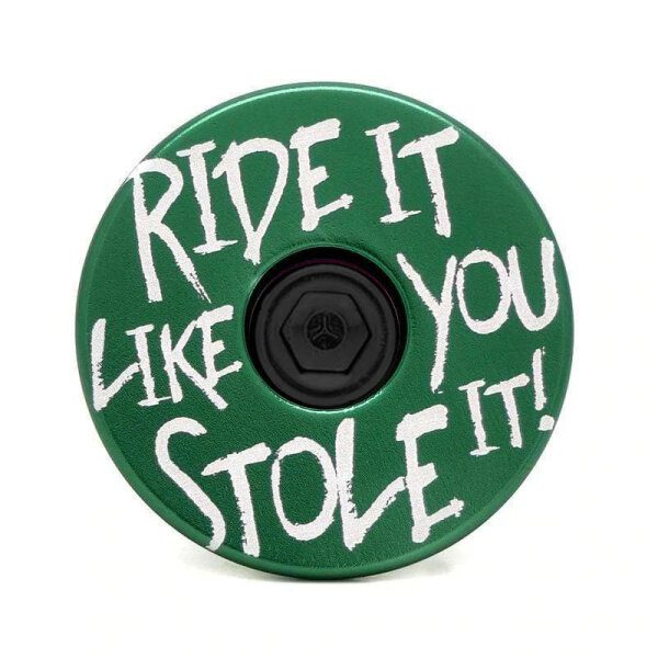 KustomCaps Headset Cap Ride it like you stole it (Green)