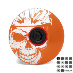 KustomCaps Ahead Steuersatz Kappe Cycling Skull